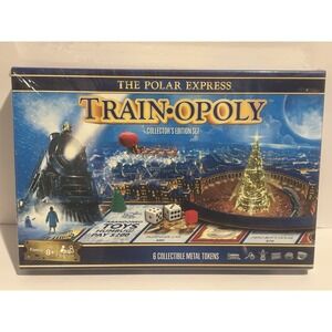 NEW Polar Express TrainOpoly‎ Monopoly Collector Edition Warner Brothers